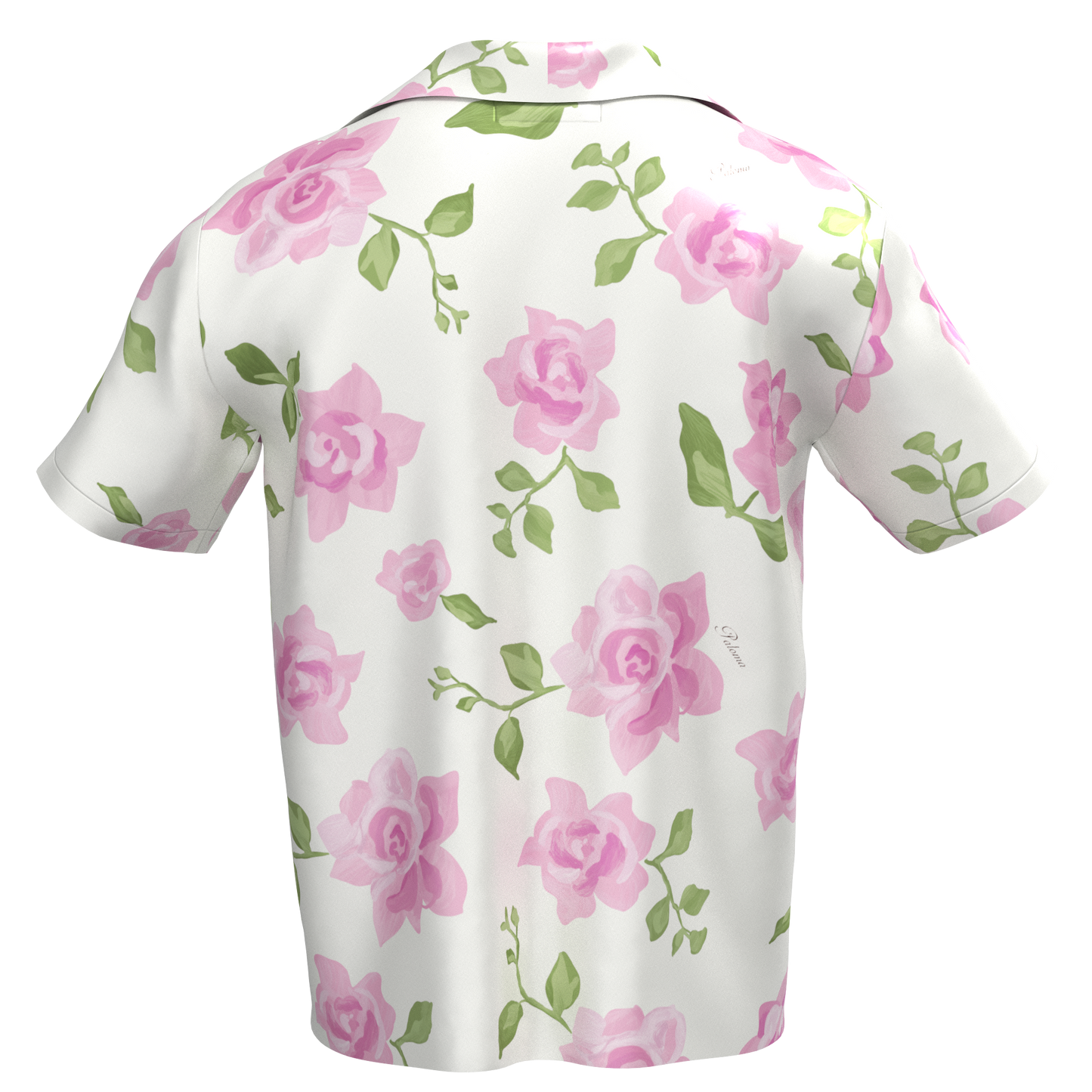 All Over Flower Silk Shirt