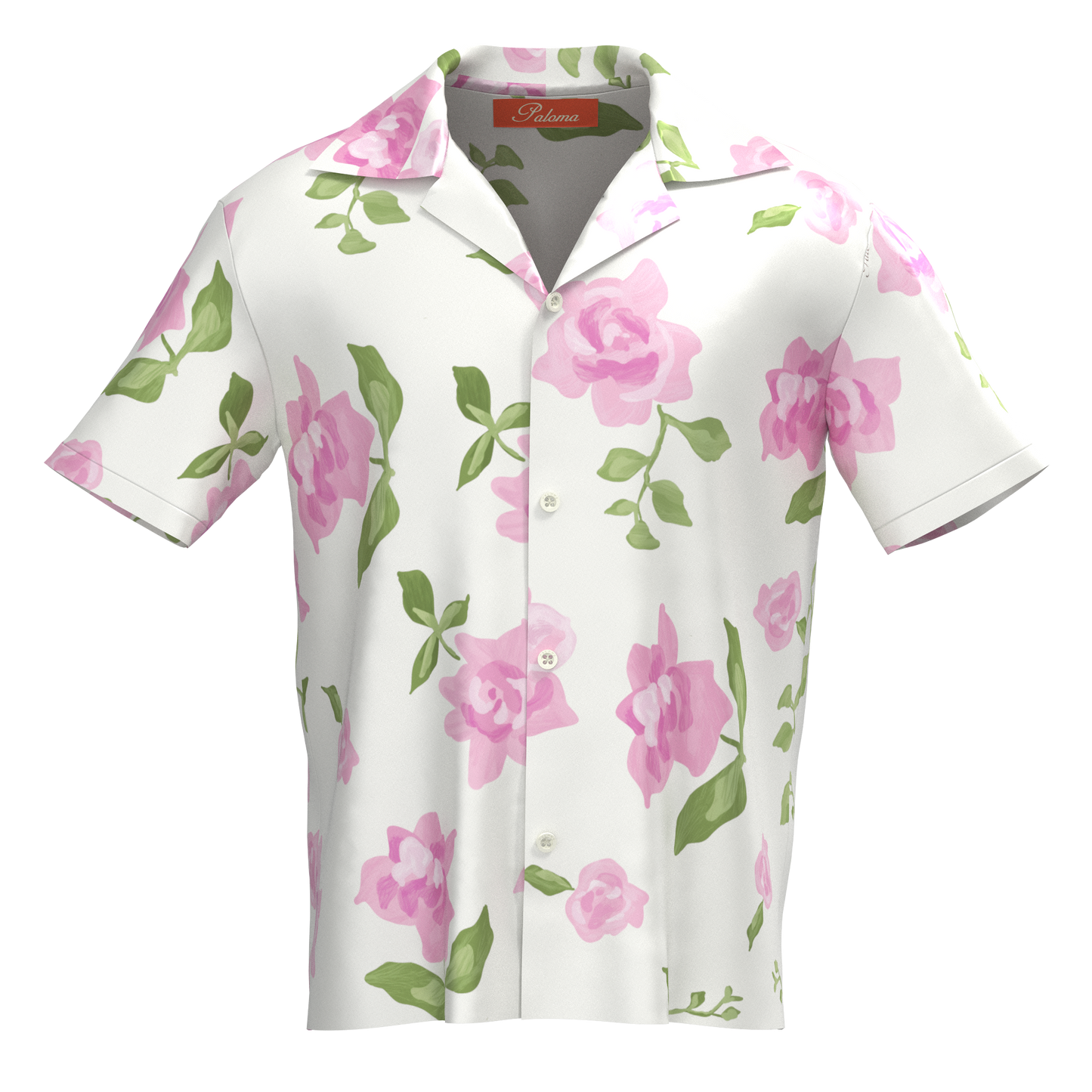 All Over Flower Silk Shirt