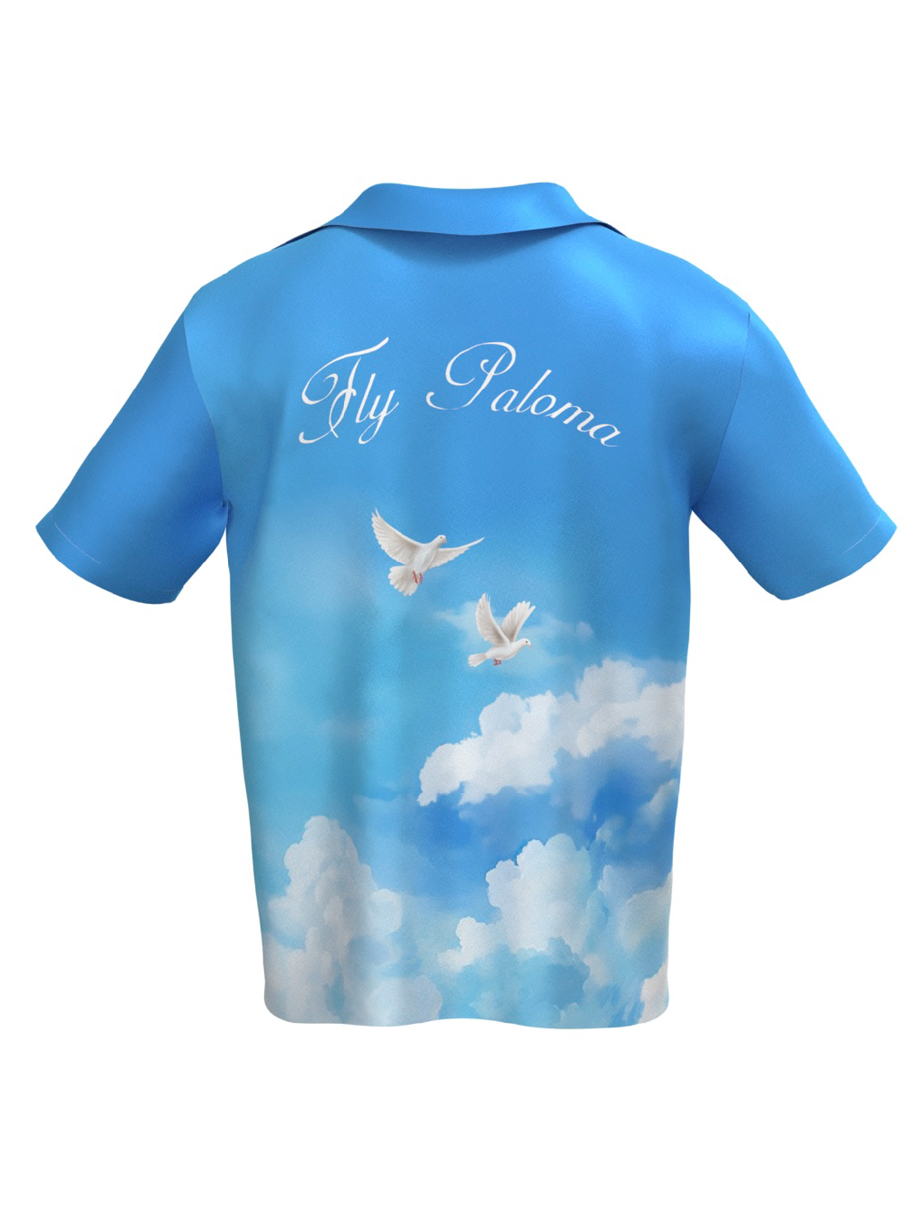 Blue Sky Silk Shirt