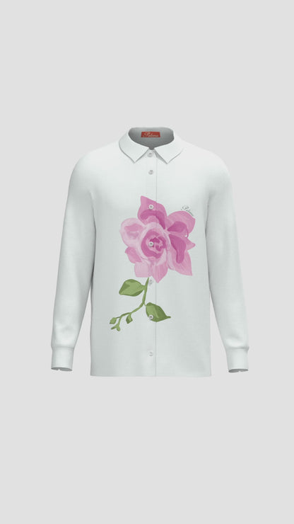 Grande Fleur Silk Shirt